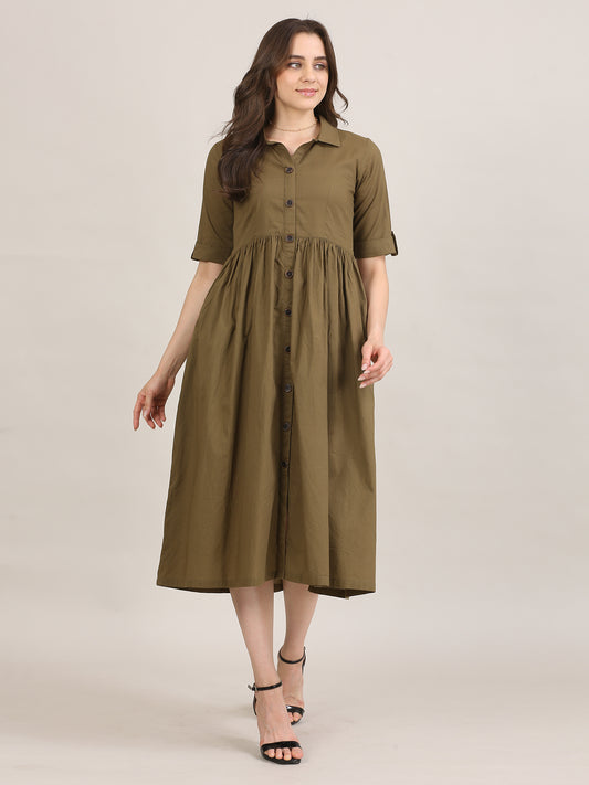 Relaxed Shirt Dress