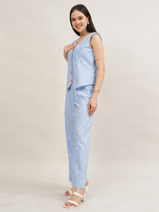 The 9-5 Ocean Vest Set