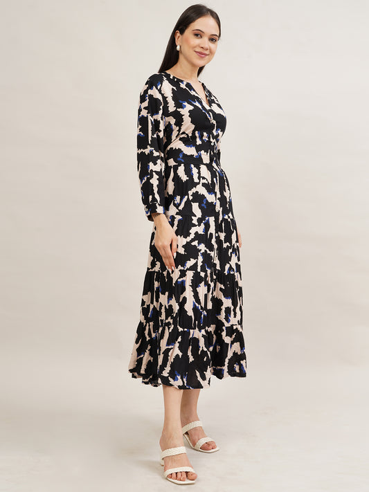 Evening Canvas Midi Dress
