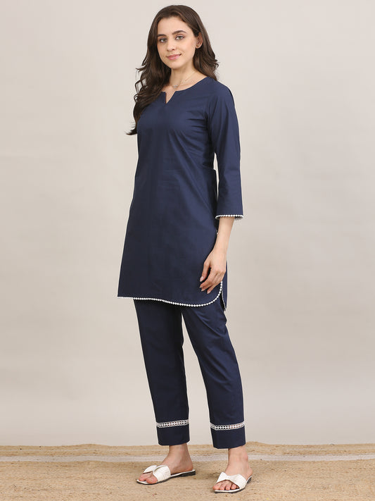 Indigo Ease Kurti Set