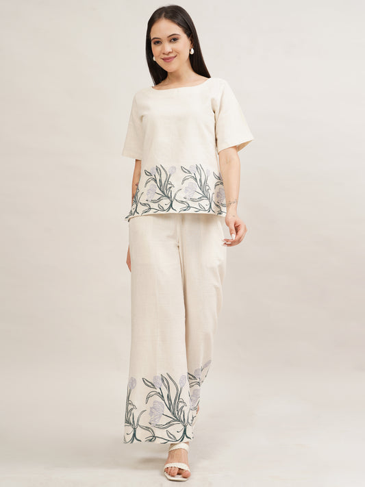 Wildflower (Lilac) Embroidered Coord Set