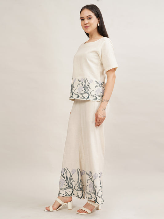 Wildflower (Lilac) Embroidered Coord Set